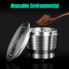 Stainless Steel Reusable Capsule Cup for Nespresso - VirtuousWares:Global