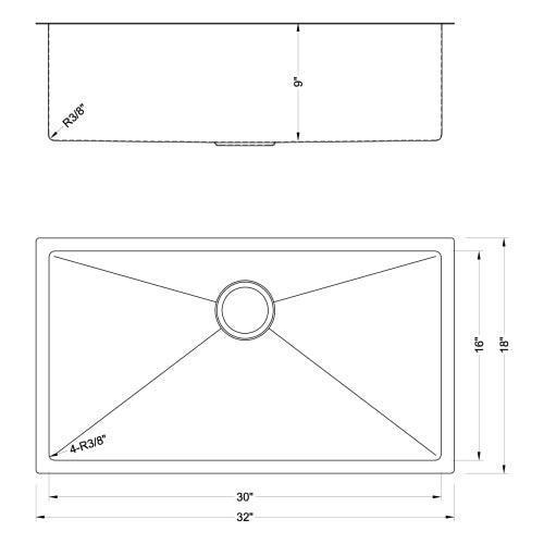 Stainless Steel Single Bowl Undermount Kitchen Sink Combo With Faucet - VirtuousWares:Global