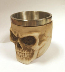 Stainless Steel Skull Wineglass - VirtuousWares:Global