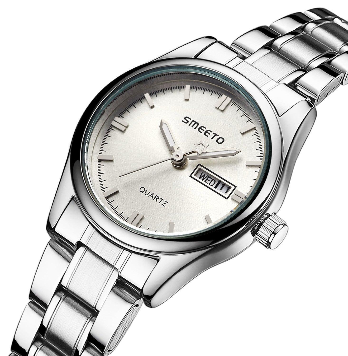 Stainless Steel Strap Watch For Office Ladies - VirtuousWares:Global