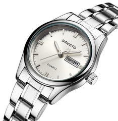 Stainless Steel Strap Watch For Office Ladies - VirtuousWares:Global
