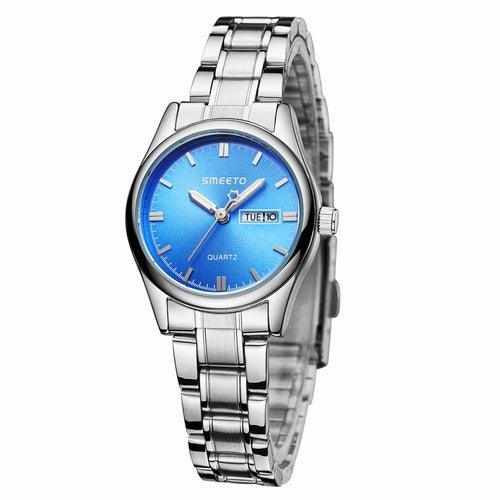 Stainless Steel Strap Watch For Office Ladies - VirtuousWares:Global