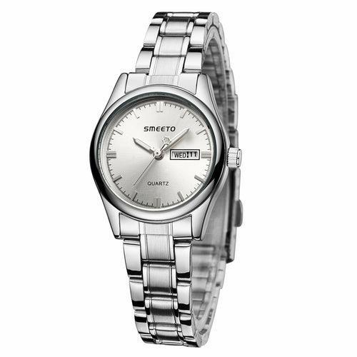Stainless Steel Strap Watch For Office Ladies - VirtuousWares:Global