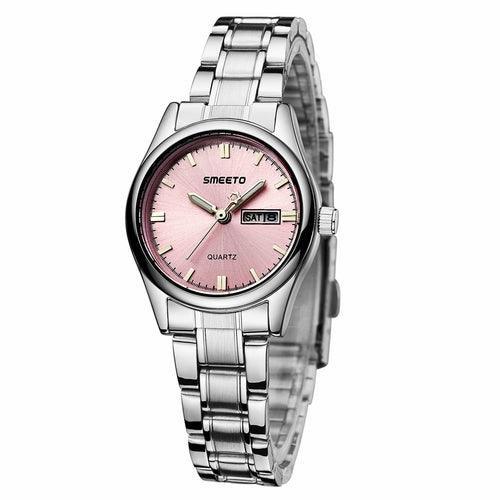 Stainless Steel Strap Watch For Office Ladies - VirtuousWares:Global