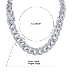 STALLION 18 MM Cuban Chain | 961551 - VirtuousWares:Global