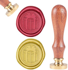 Stamp Gift Box, Sealing Wax Stamps Retro Wood Stamp - VirtuousWares:Global