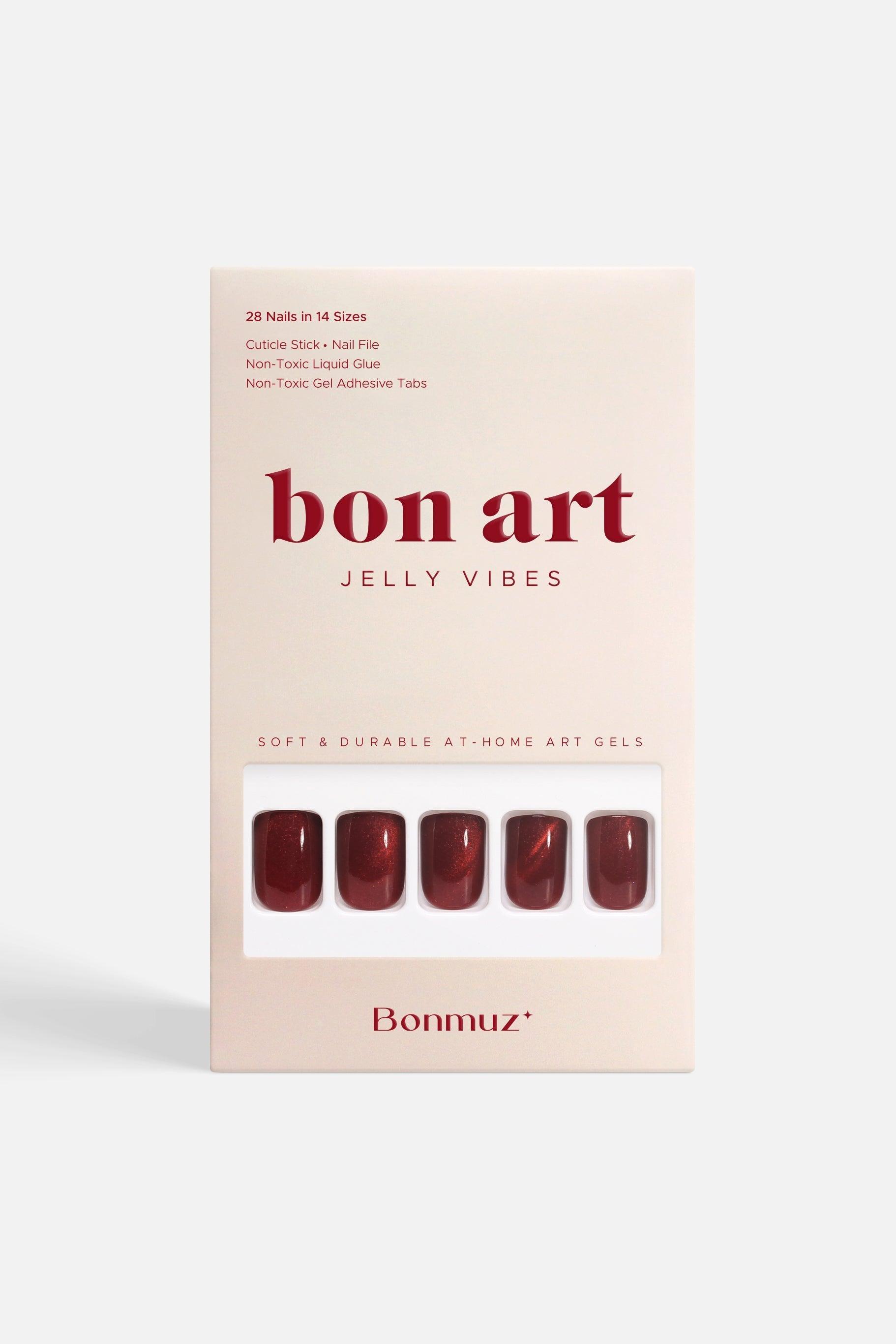Starlite Red | Soft & Durable Press-On Nails - VirtuousWares:Global