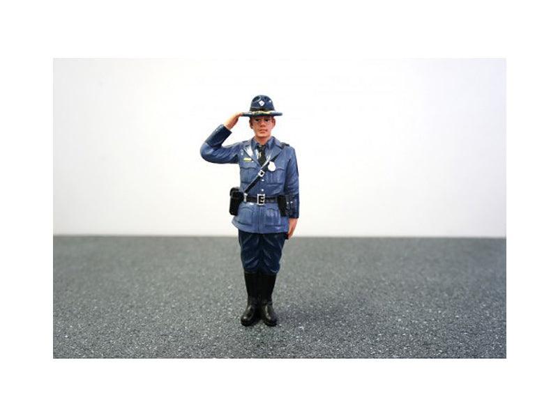 State Trooper Brian Figure For 1:18 Diecast Model Cars by American - VirtuousWares:Global