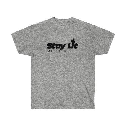 Stay Lit Unisex Tee, Matthew 5:16 Tee, Religious - VirtuousWares:Global