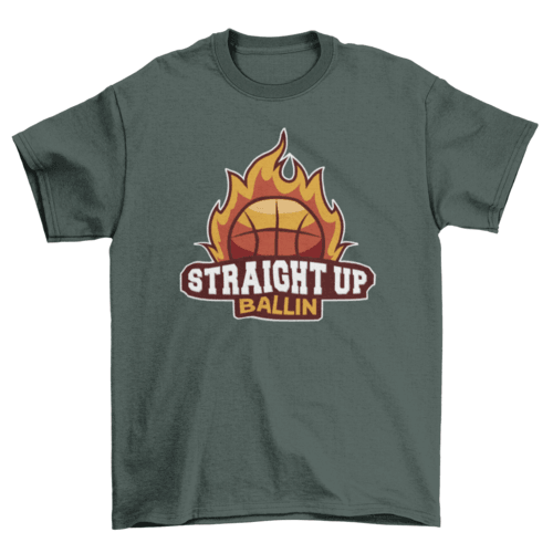 Straight up ballin t-shirt - VirtuousWares:Global