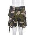 Streetwear WomTassel Shorts Camouflage Pockets Ditsy - VirtuousWares:Global