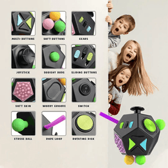 Stress Relief Gadget Anti-Stress Magic Cube Toys - VirtuousWares:Global