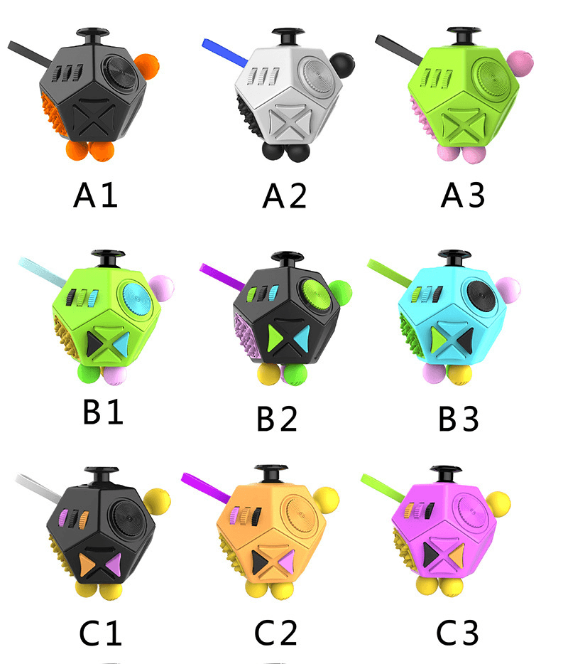 Stress Relief Gadget Anti-Stress Magic Cube Toys - VirtuousWares:Global