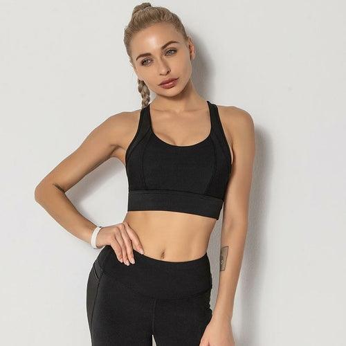 Stretch Breathable Yoga Sports Bra Top - VirtuousWares:Global