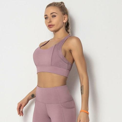 Stretch Breathable Yoga Sports Bra Top - VirtuousWares:Global