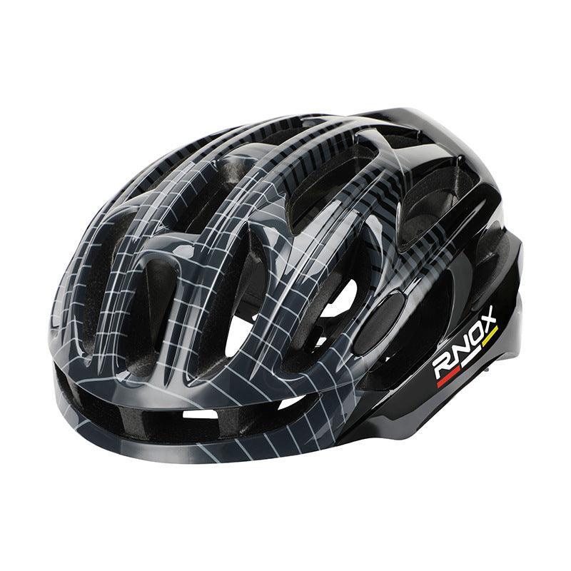 Striped Motorcycle Paint Electric Bike Helmet - VirtuousWares:Global