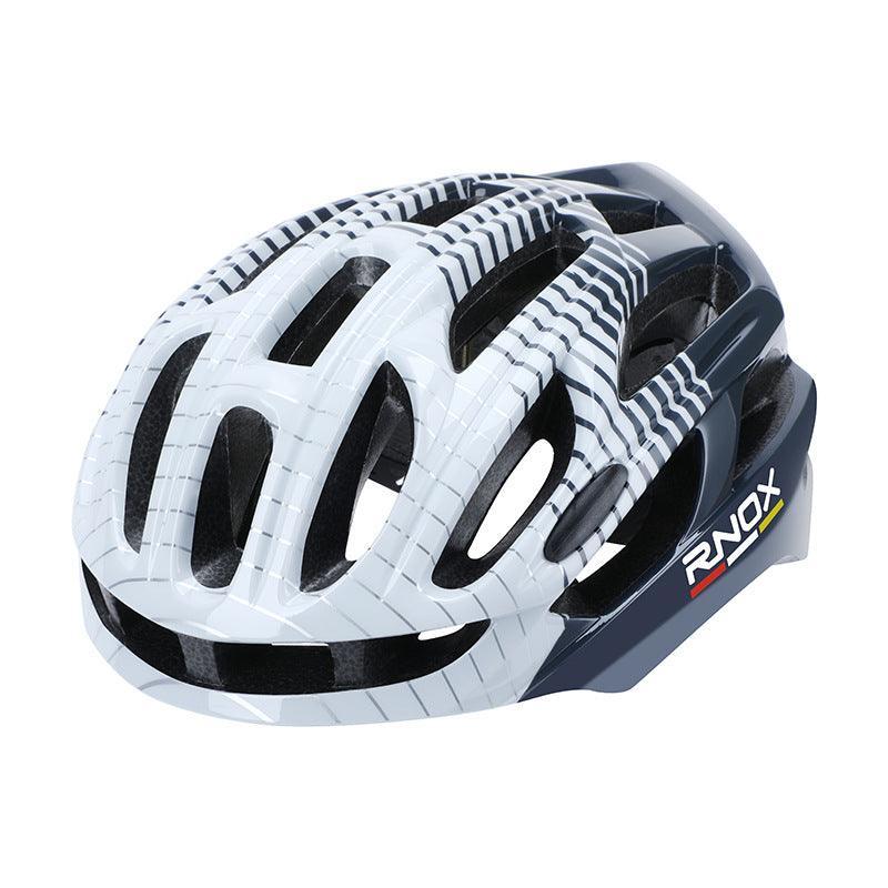 Striped Motorcycle Paint Electric Bike Helmet - VirtuousWares:Global