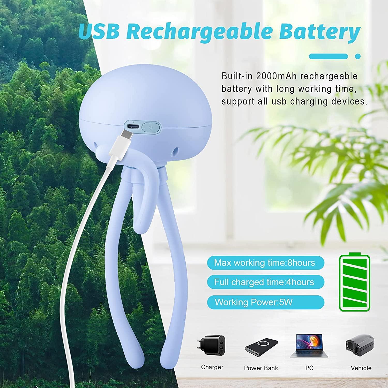 Stroller Fan Bladeless Portable Fan Flexible Tripod Leafless Fan - VirtuousWares:Global