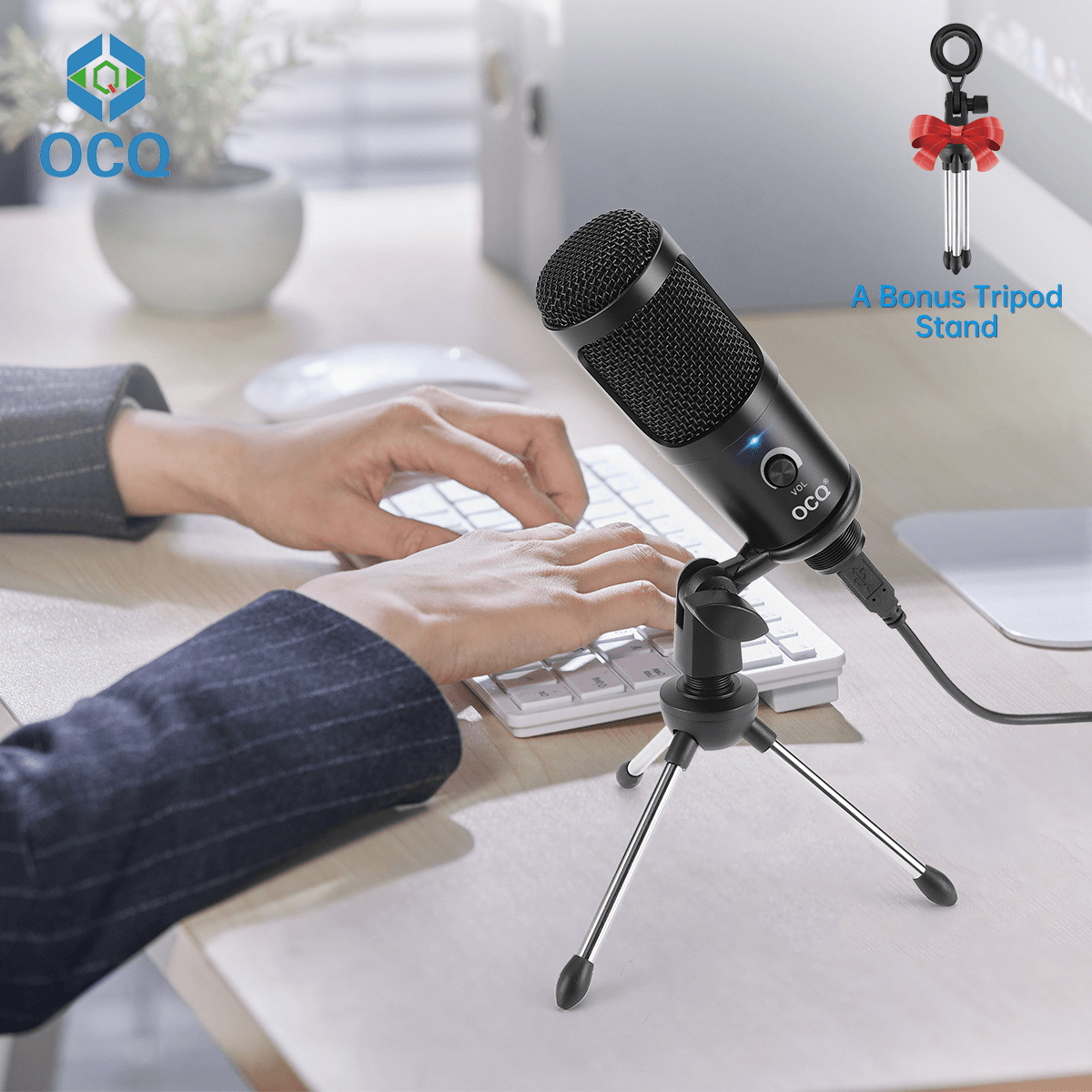 Studio Condenser USB Microphone Computer PC Microphone Kit - VirtuousWares:Global