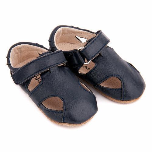 Sunday Navy Baby and Toddler First/Pre Walker Sandals - VirtuousWares:Global