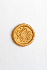 Sunflower Wax Seal Stamp /Wax seal stamp Kit /Custom Sealing - VirtuousWares:Global