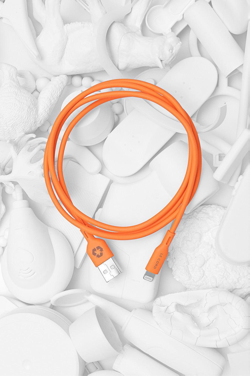 Sunset iPhone Lightning cable · 1.2 meter · Made of recycled plastics - VirtuousWares:Global
