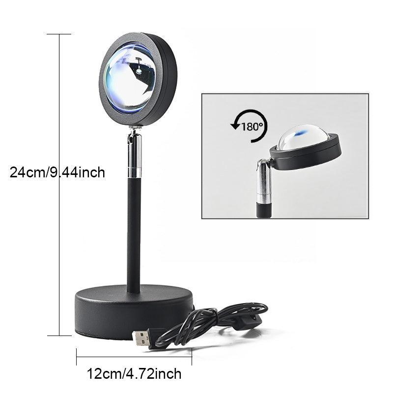 Sunset Lamp RGB 16 Color APP Remote Control Atmosphere Projection Lamp - VirtuousWares:Global