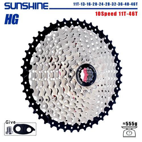 SUNSHINE Bicycle Cassette 8/9/10/11/12Speed Freewheel HG Structure - VirtuousWares:Global