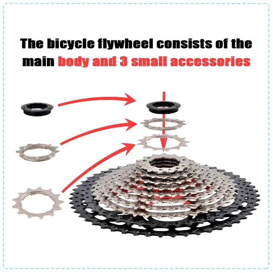 SUNSHINE Bicycle Cassette 8/9/10/11/12Speed Freewheel HG Structure - VirtuousWares:Global