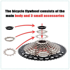 SUNSHINE Bicycle Cassette 8/9/10/11/12Speed Freewheel HG Structure - VirtuousWares:Global