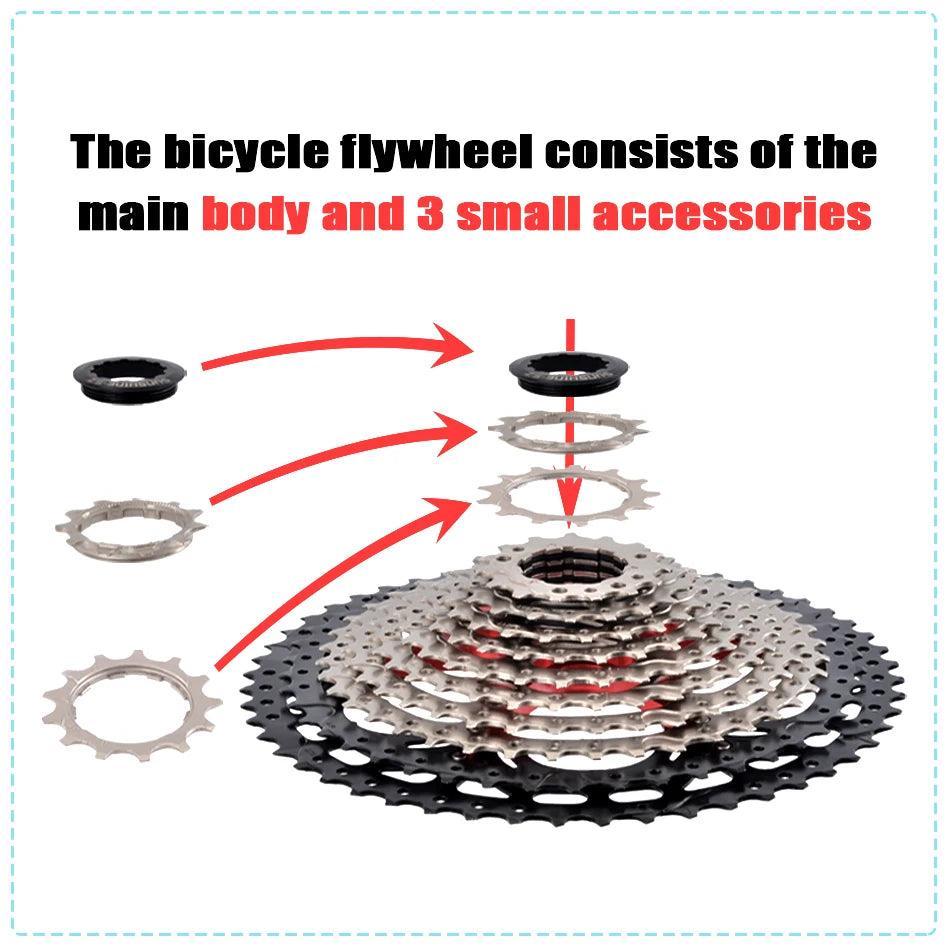 SUNSHINE Bicycle Cassette 8/9/10/11/12Speed Freewheel - VirtuousWares:Global