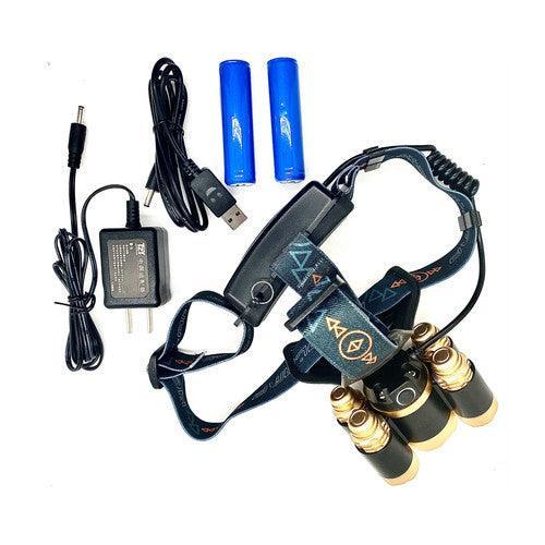 Super Bright 5 LED Zoomable Headlight Waterproof Headlamps for Camping - VirtuousWares:Global