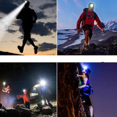 Super Bright 5 LED Zoomable Headlight Waterproof Headlamps for Camping - VirtuousWares:Global