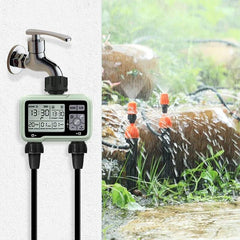 Super Timing System 2-Outlet Water Timer Precisely Watering Up Outdoor - VirtuousWares:Global