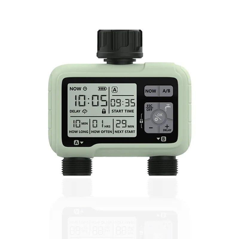 Super Timing System 2-Outlet Water Timer Precisely Watering Up Outdoor - VirtuousWares:Global