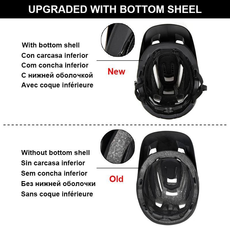 SUPERIDE Outdoor DH MTB Bicycle Helmet Integrally-molded Road Mountain Bike Helmet Ultralight Racing Riding Cycling Helmet - VirtuousWares:Global
