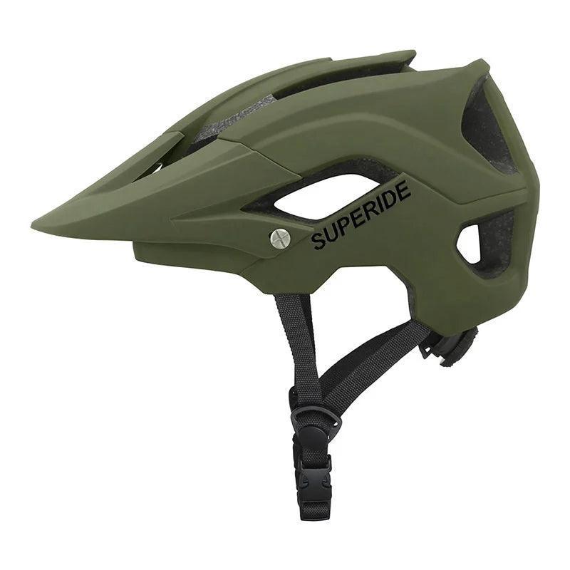 SUPERIDE Outdoor DH MTB Bicycle Helmet Integrally-molded Road Mountain Bike Helmet Ultralight Racing Riding Cycling Helmet - VirtuousWares:Global