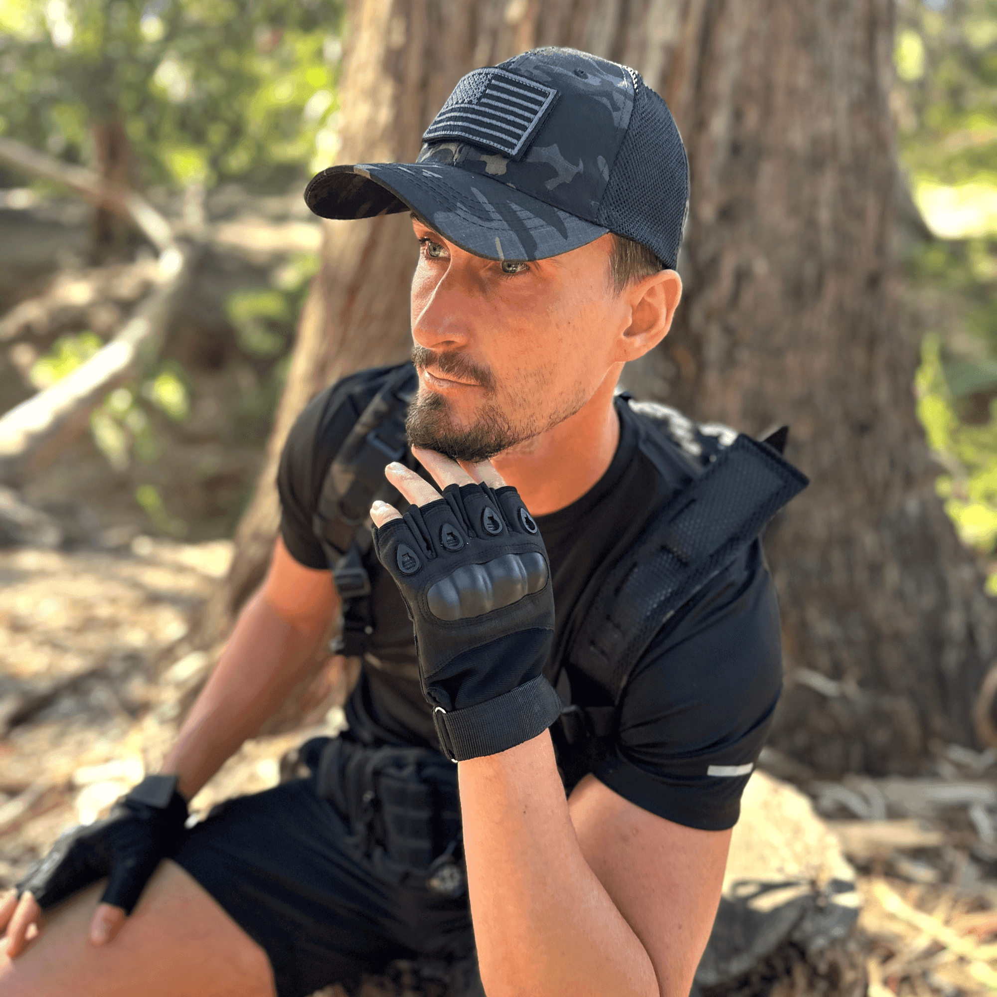 Tactical Fingerless Airsoft Gloves for Outdoor Sports, Paintball, and - VirtuousWares:Global