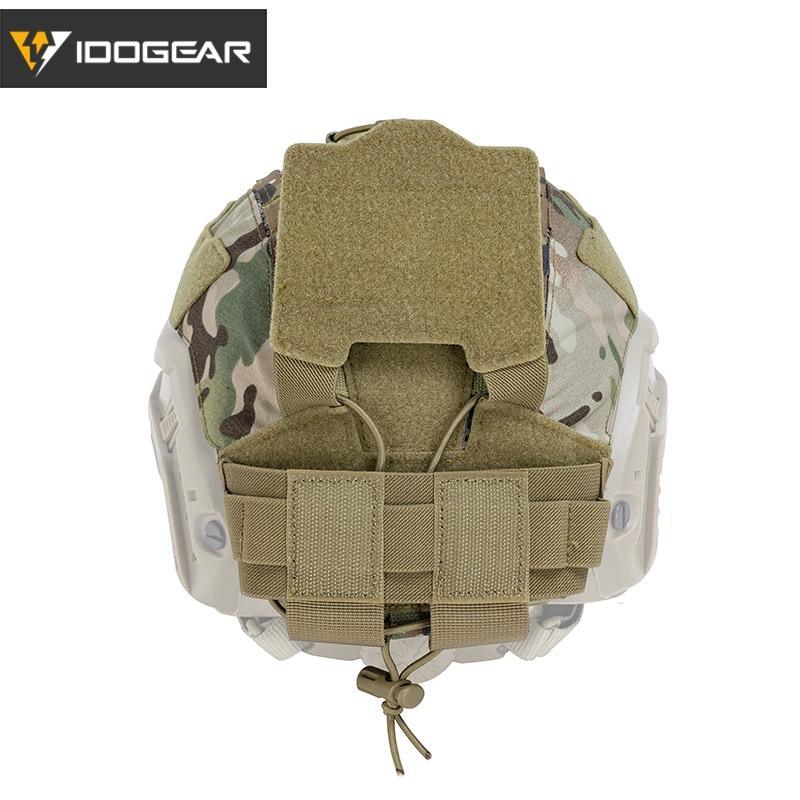 Tactical Helmet Cover For Maritime Helmet with NVG Battery Pouch - VirtuousWares:Global