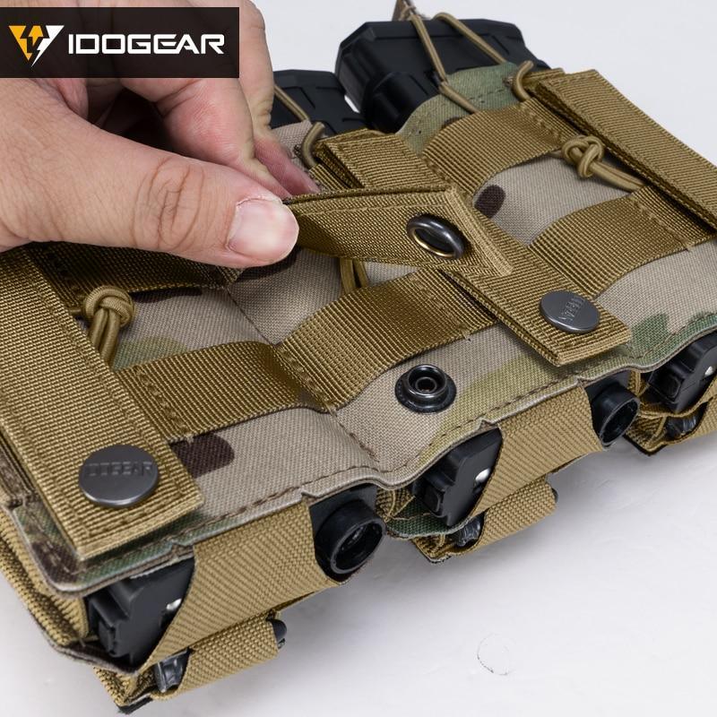 Tactical LSR 9mm 556 Mag Pouch Triple Mag Carrier MOLLE Pouch Laser - VirtuousWares:Global