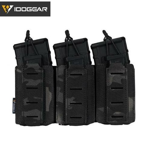 Tactical LSR 9mm 556 Mag Pouch Triple Mag Carrier MOLLE Pouch Laser - VirtuousWares:Global