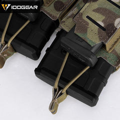 Tactical LSR 9mm 556 Mag Pouch Triple Mag Carrier MOLLE Pouch Laser - VirtuousWares:Global