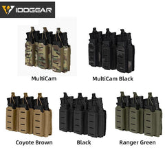 Tactical LSR 9mm 556 Mag Pouch Triple Mag Carrier MOLLE Pouch Laser - VirtuousWares:Global