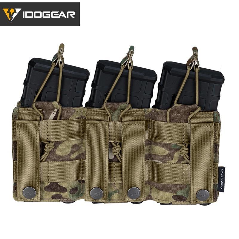 Tactical LSR 9mm 556 Mag Pouch Triple Mag Carrier MOLLE Pouch Laser - VirtuousWares:Global