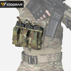 Tactical Magazine Pouch Mag Carrier Triple Open Top 5.56 Pistol MOLLE - VirtuousWares:Global