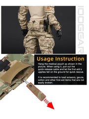 Tactical Medical Pouch Organizer First Aid Kit Bag MOLLE 9022B Medical - VirtuousWares:Global