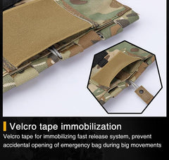 Tactical Medical Pouch Organizer First Aid Kit Bag MOLLE 9022B Medical - VirtuousWares:Global