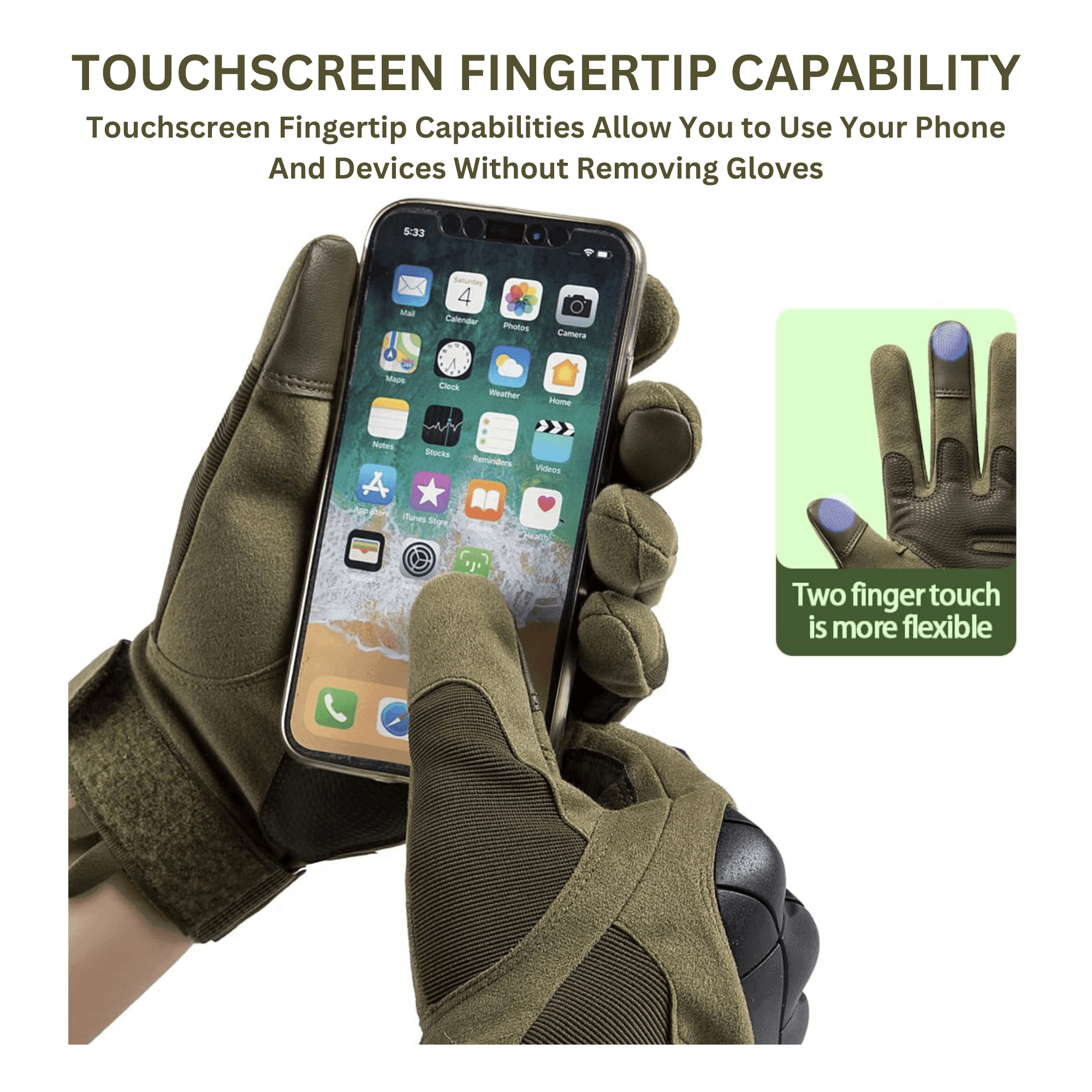 Tactical Military Airsoft Gloves for Outdoor Sports, Paintball, and - VirtuousWares:Global