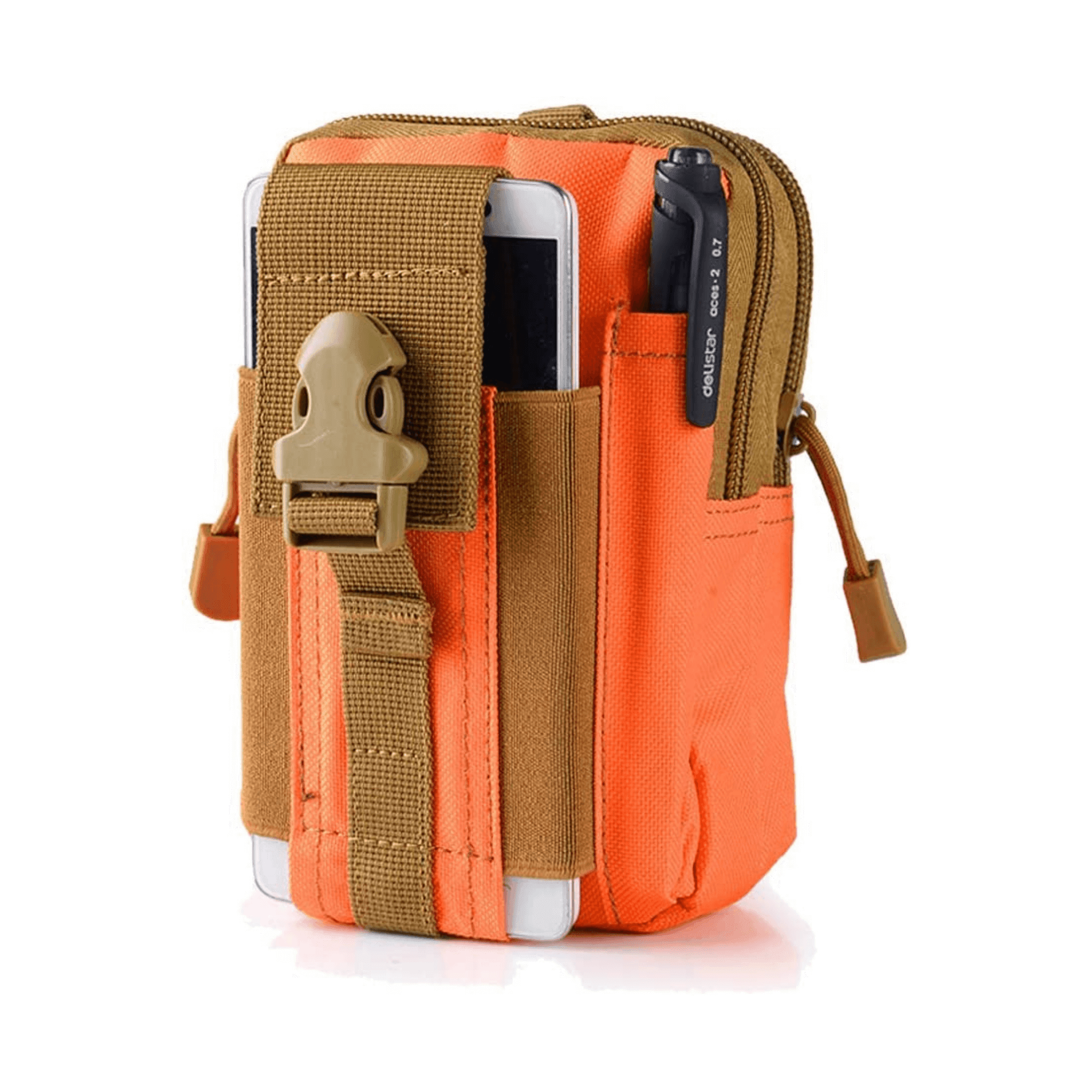 Tactical MOLLE Pouch & Waist Bag for Hiking & Outdoor Activities - VirtuousWares:Global