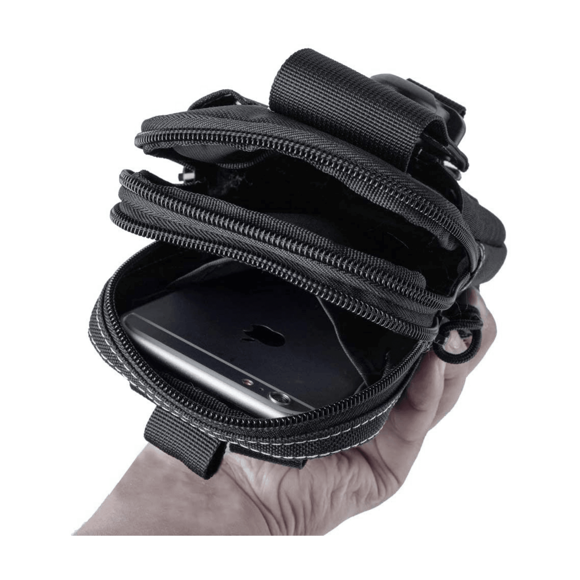 Tactical MOLLE Pouch & Waist Bag for Hiking & Outdoor Activities - VirtuousWares:Global